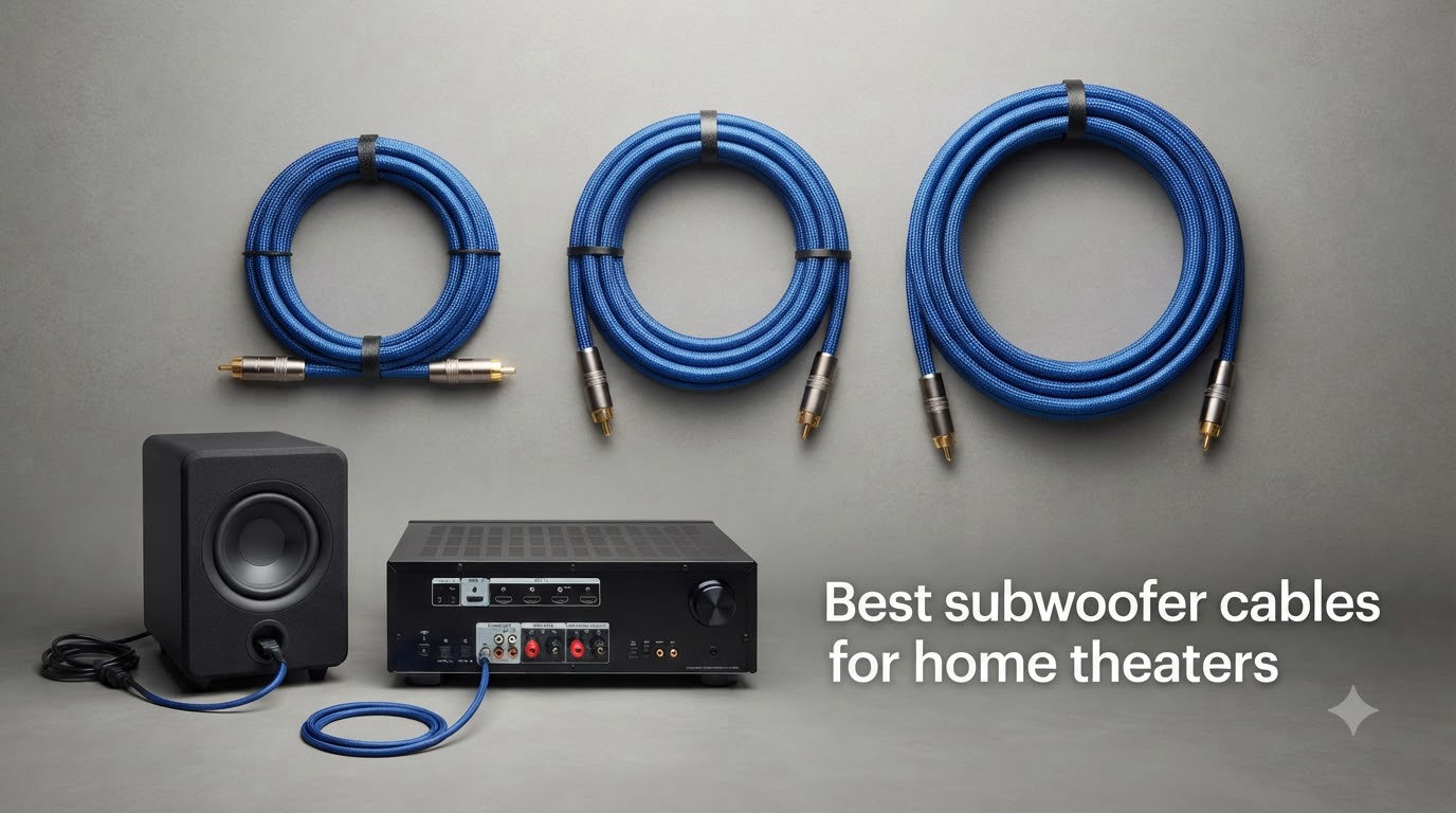 Best subwoofer cables for home theaters