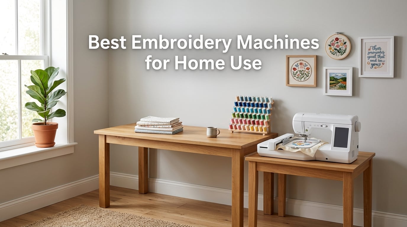 Best Embroidery Machines for Home Use