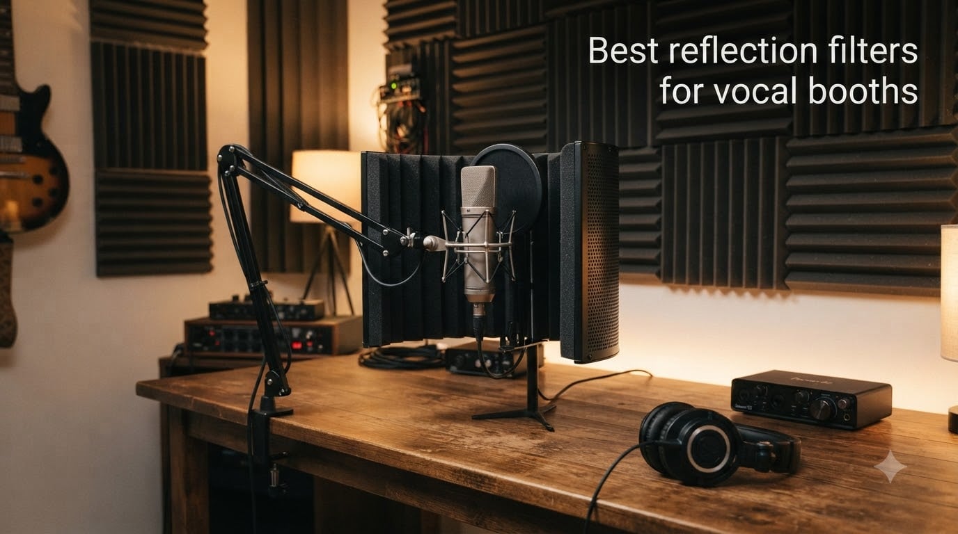 Best reflection filters for vocal booths