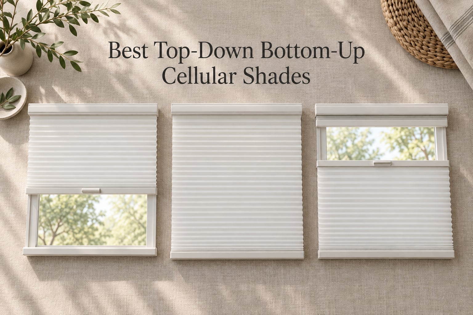 Best Top-Down Bottom-Up Cellular Shades