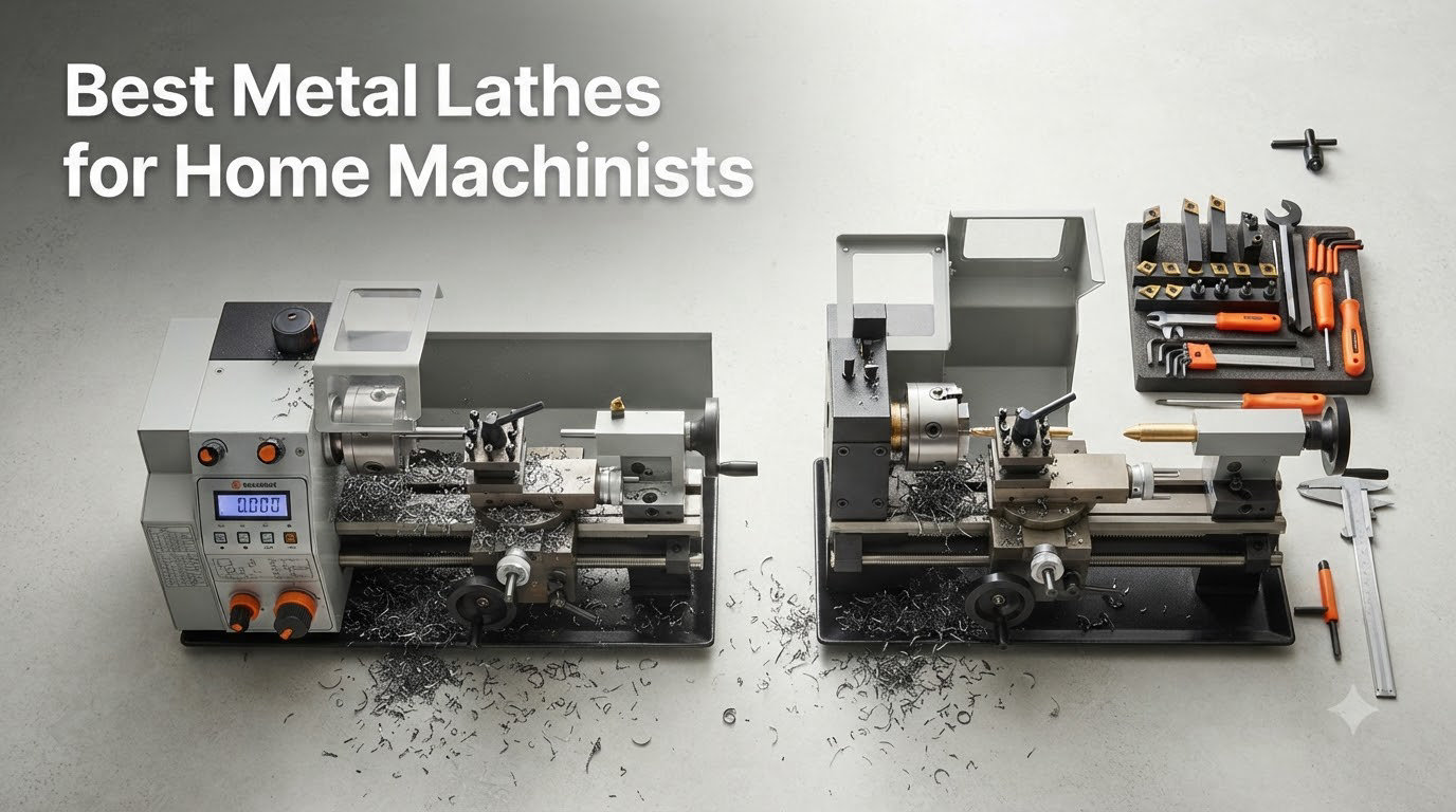Best Metal Lathes for Home Machinists
