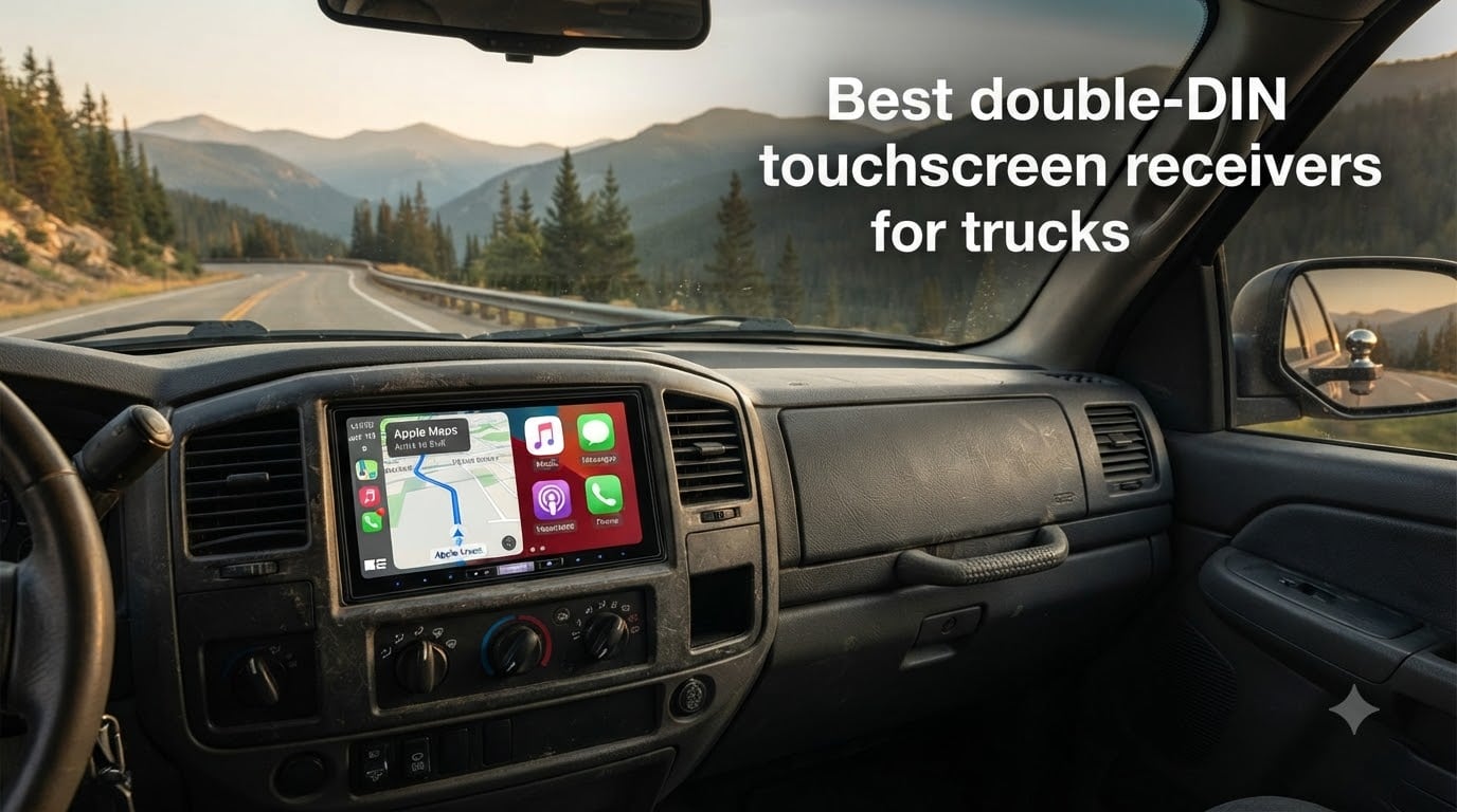 Best double-DIN touchscreen receivers for trucks