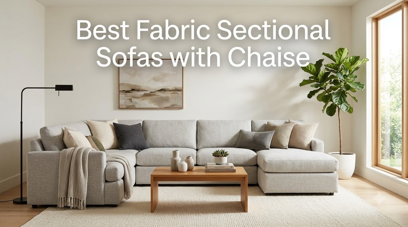 Best Fabric Sectional Sofas with Chaise