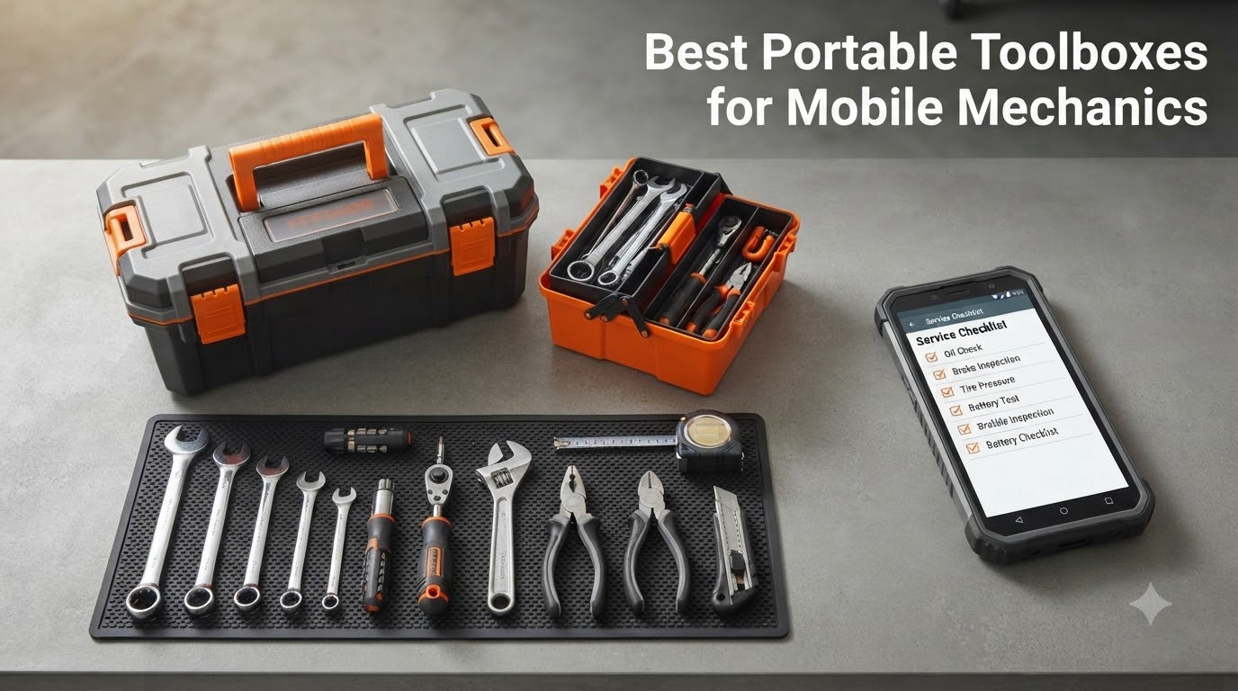 Best Portable Toolboxes for Mobile Mechanics