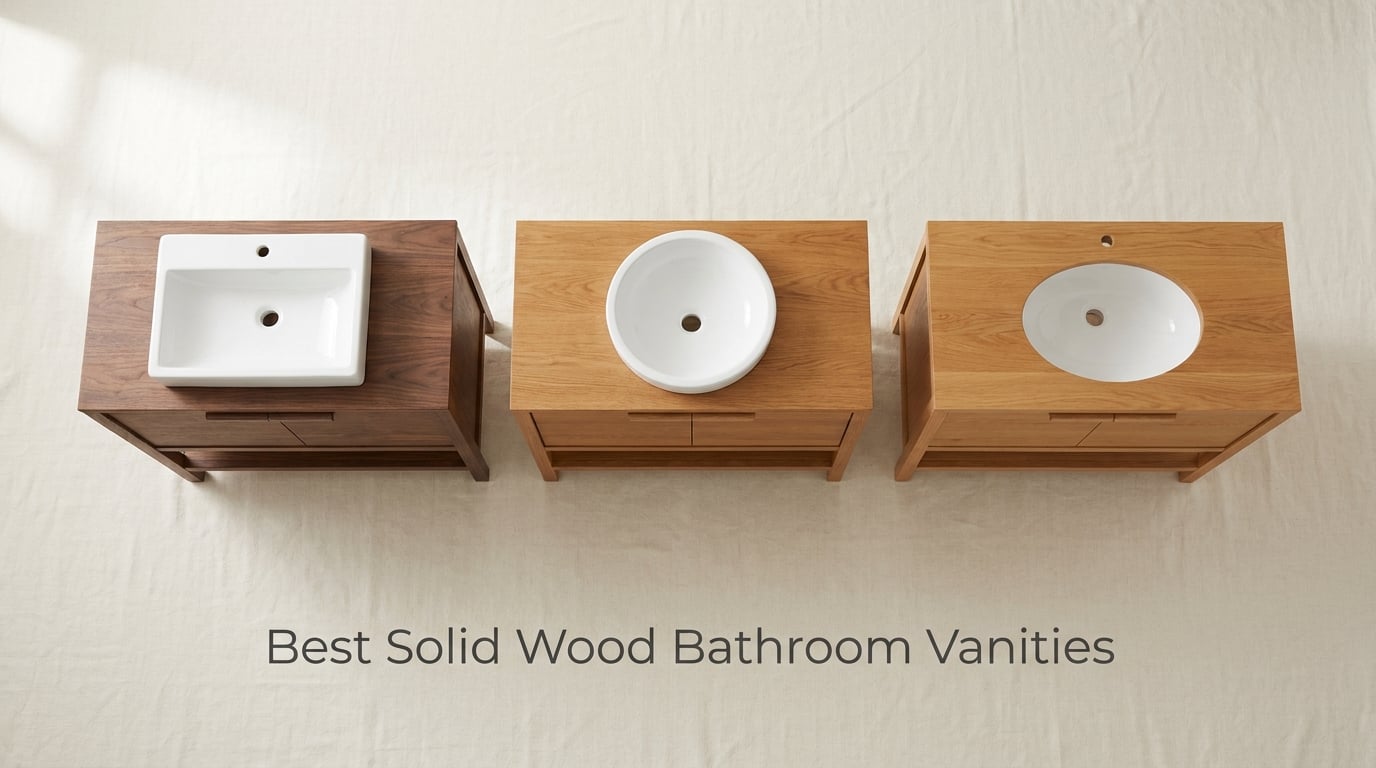 Best Solid Wood Bathroom Vanities