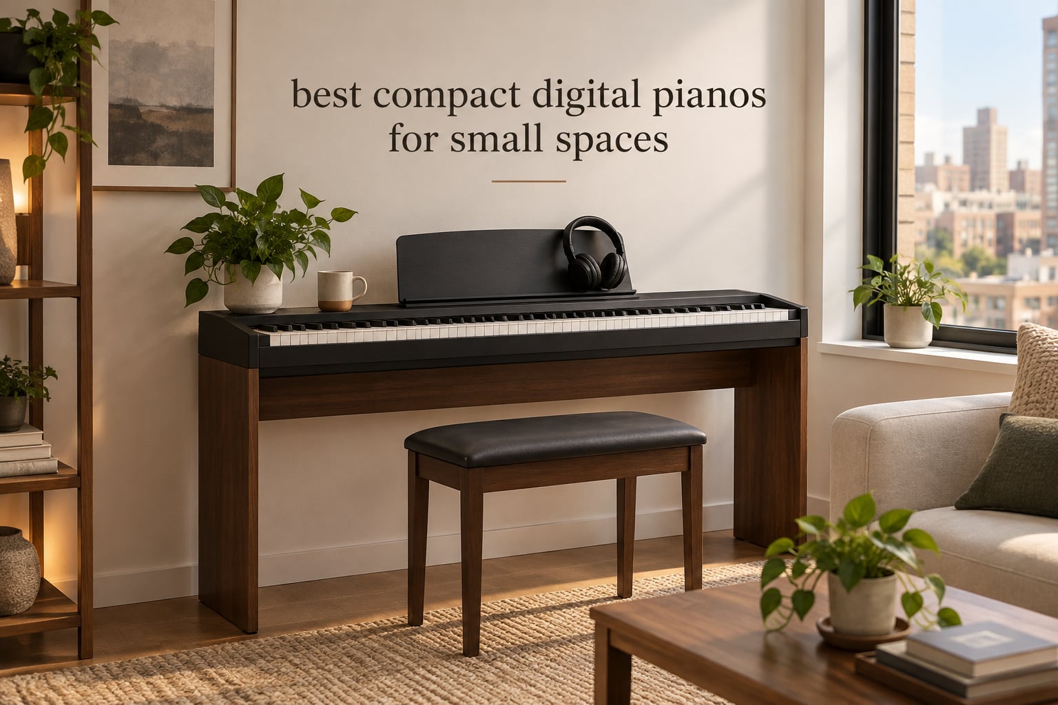best compact digital pianos for small spaces