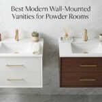 Best Modern Wall-Mounted Vanities for Powder Rooms