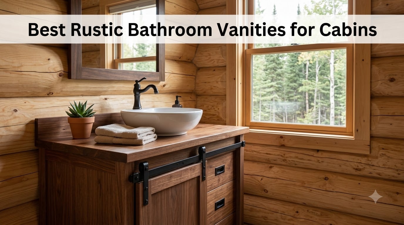 Best Rustic Bathroom Vanities for Cabins