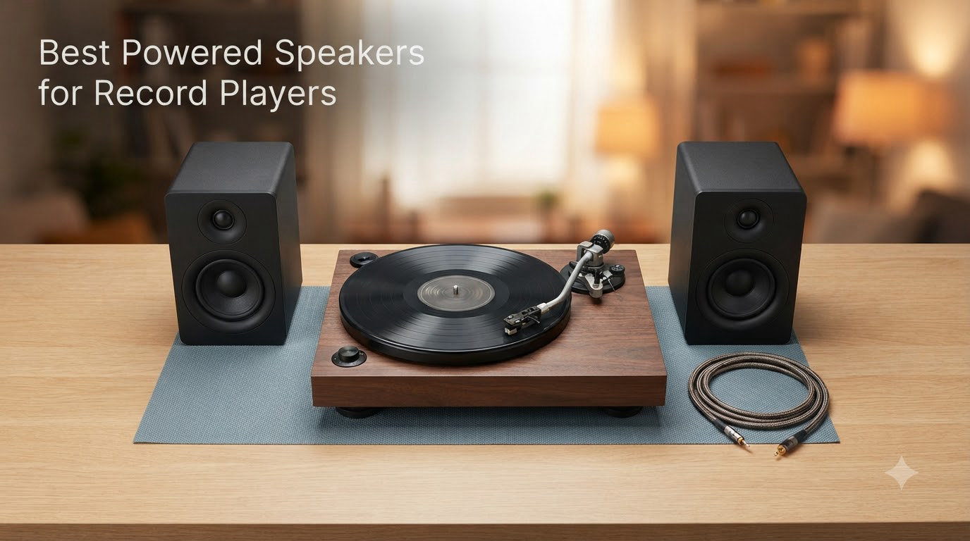 Best Powered Speakers for Record Players