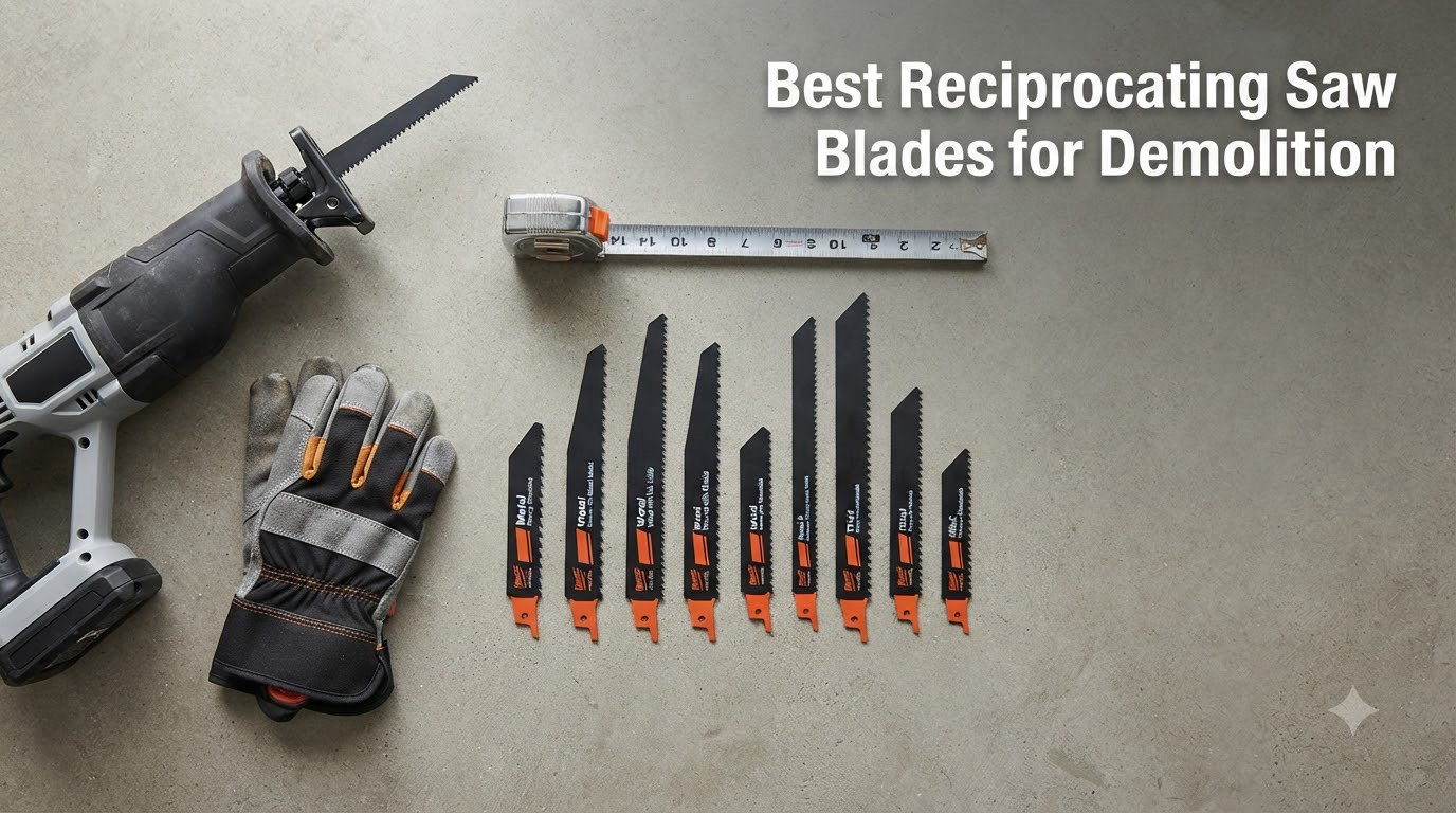 Best Reciprocating Saw Blades for Demolition
