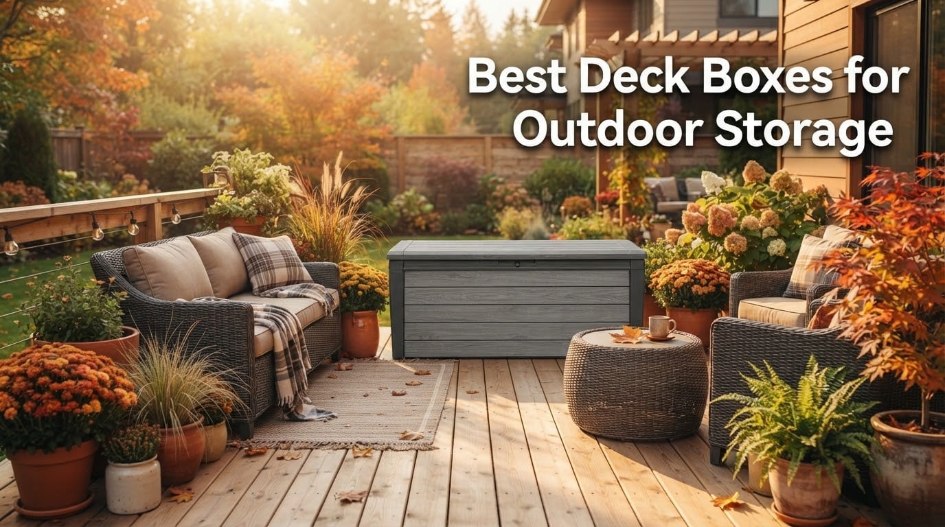 Best Deck Boxes for Outdoor Storage
