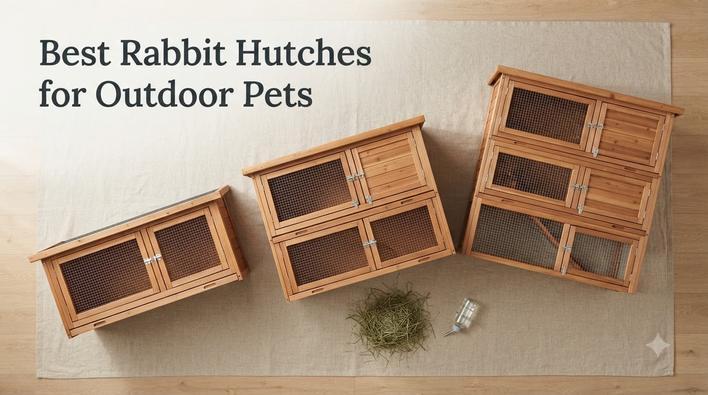 Best Rabbit Hutches for Outdoor Pets