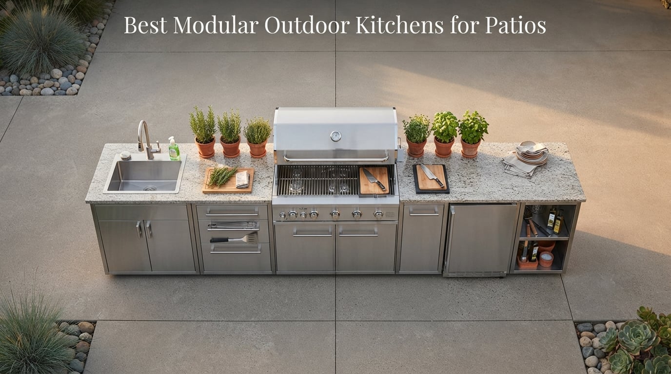 Best Modular Outdoor Kitchens for Patios