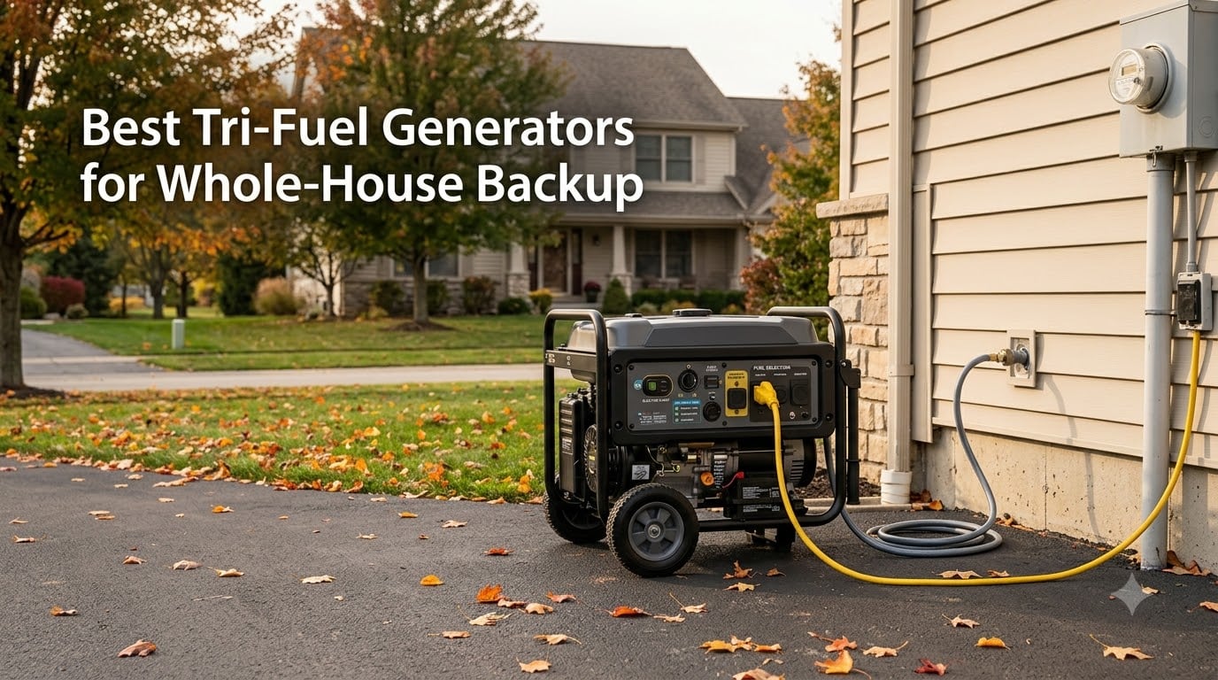 Best Tri-Fuel Generators for Whole-House Backup