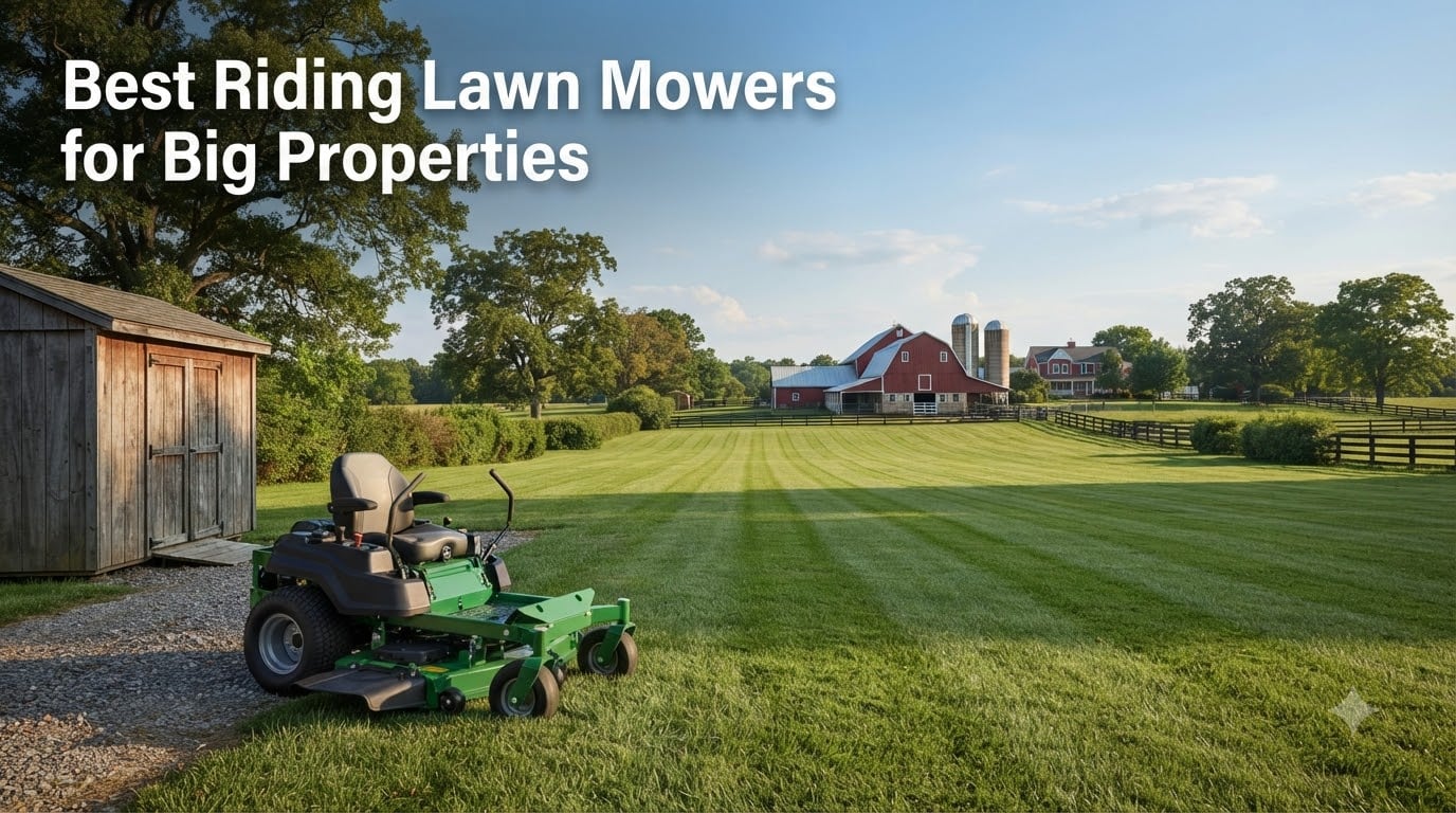 Best Riding Lawn Mowers for Big Properties