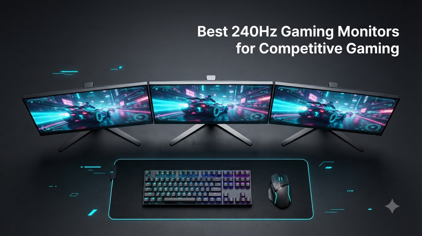 Best 240Hz Gaming Monitors for Competitive Gaming