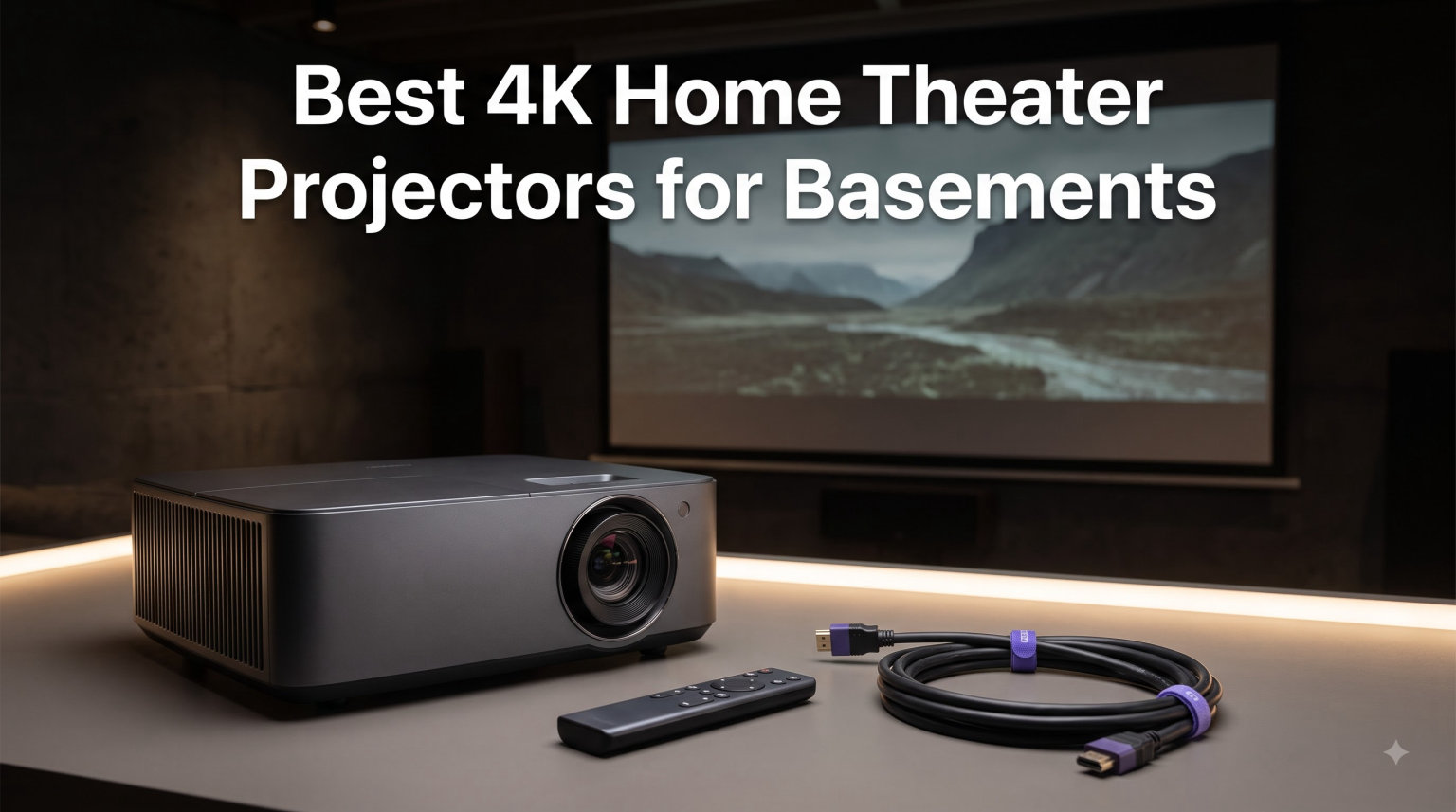 Best 4K Home Theater Projectors for Basements