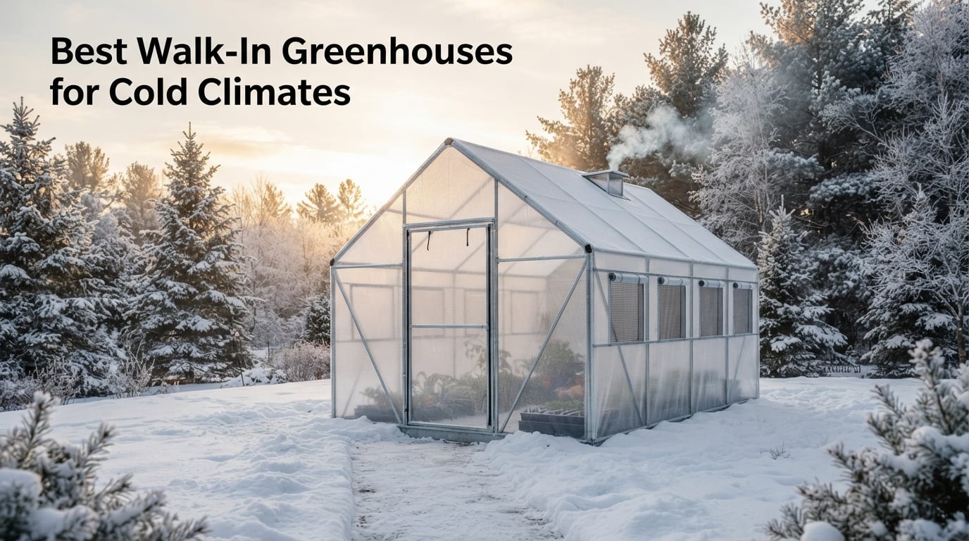 Best Walk-In Greenhouses for Cold Climates
