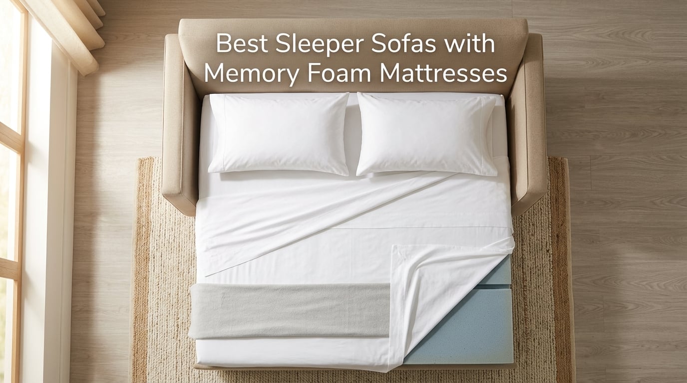 Best Sleeper Sofas with Memory Foam Mattresses