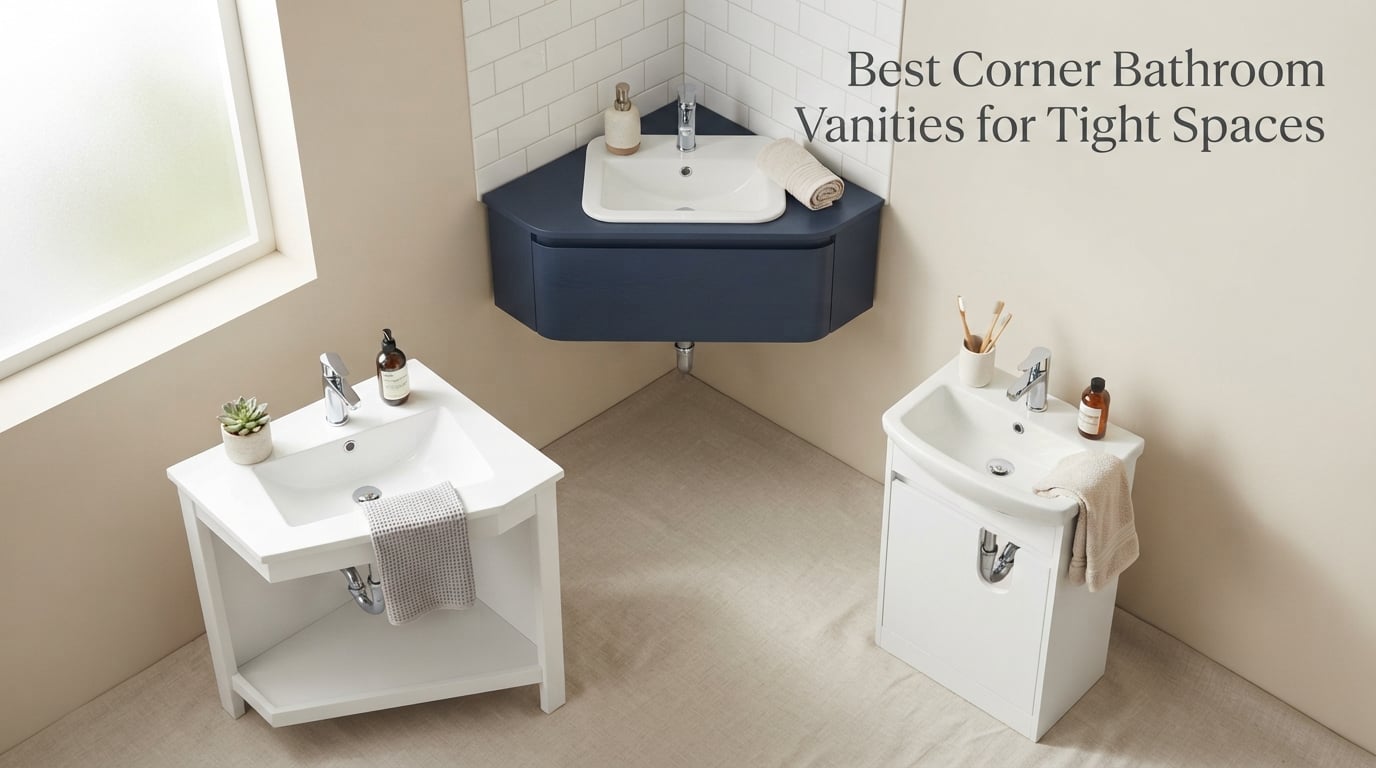 Best Corner Bathroom Vanities for Tight Spaces