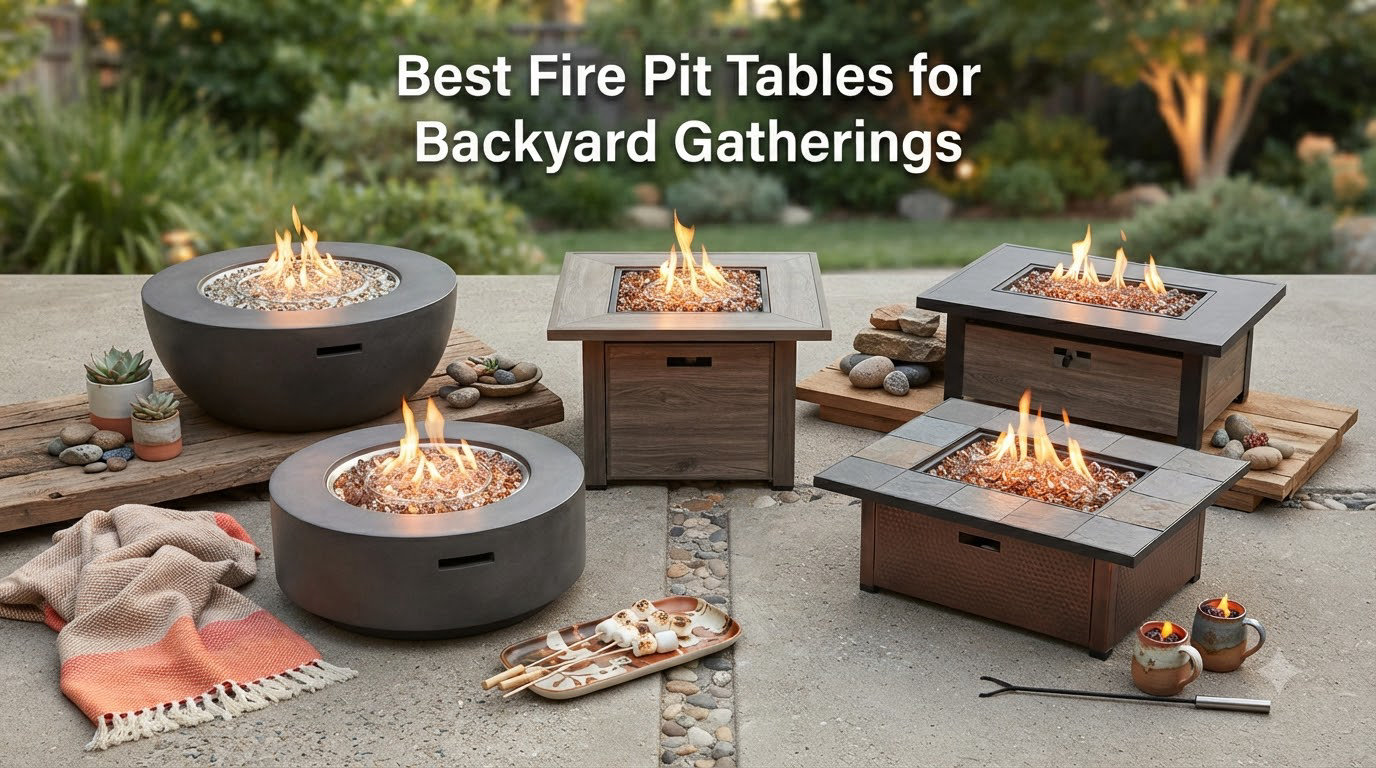 Best Fire Pit Tables for Backyard Gatherings