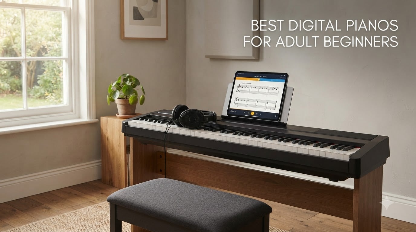 best digital pianos for adult beginners