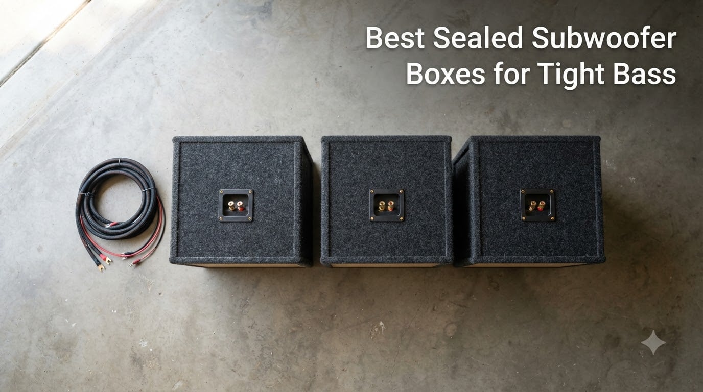 Best Sealed Subwoofer Boxes for Tight Bass