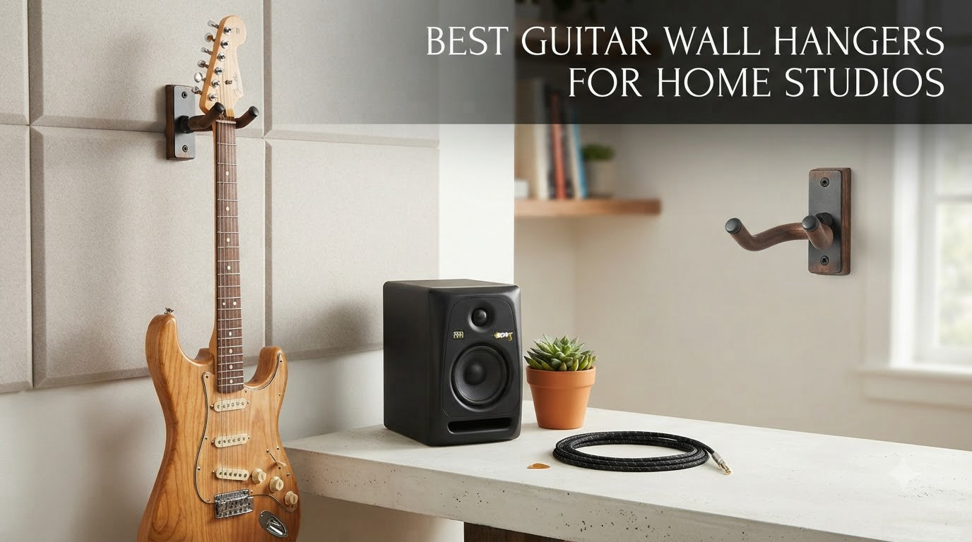 Best Guitar Wall Hangers for Home Studios
