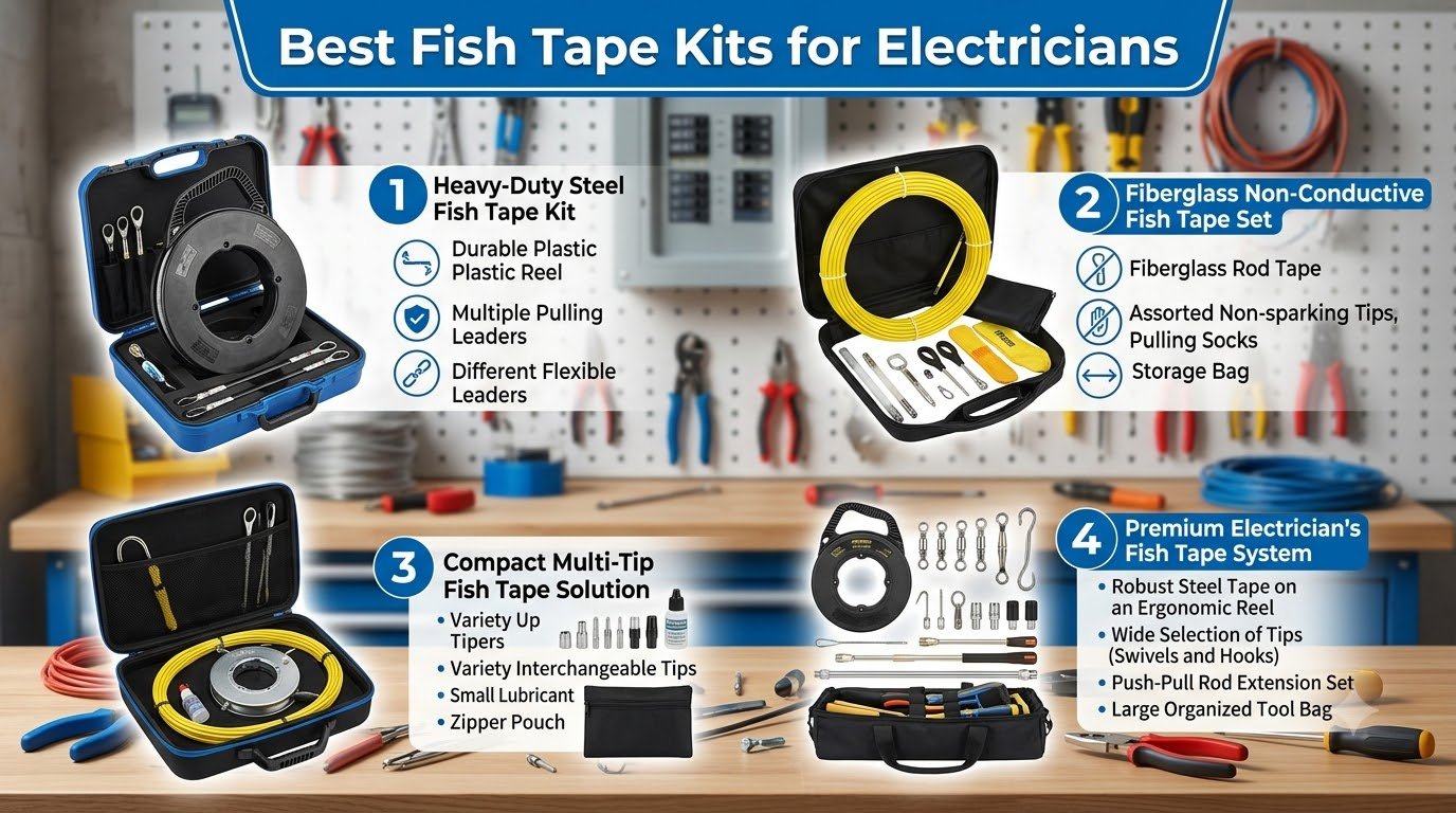 Best Fish Tape Kits for Electricians