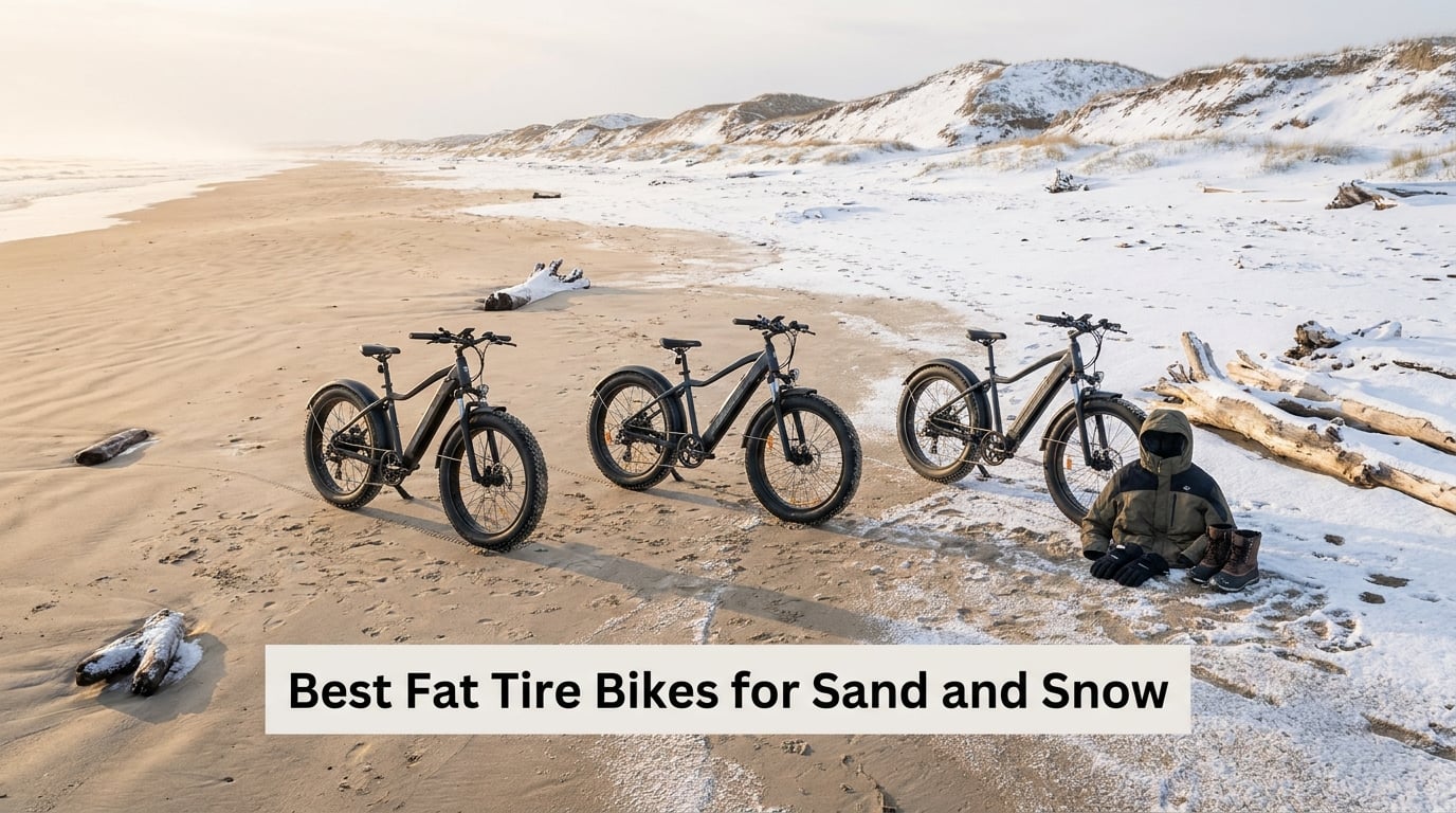 Best Fat Tire Bikes for Sand and Snow