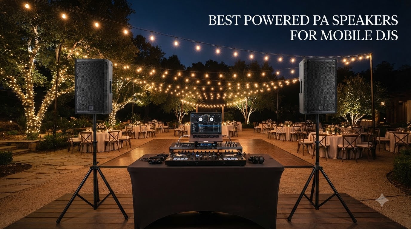 Best Powered PA Speakers for Mobile DJs