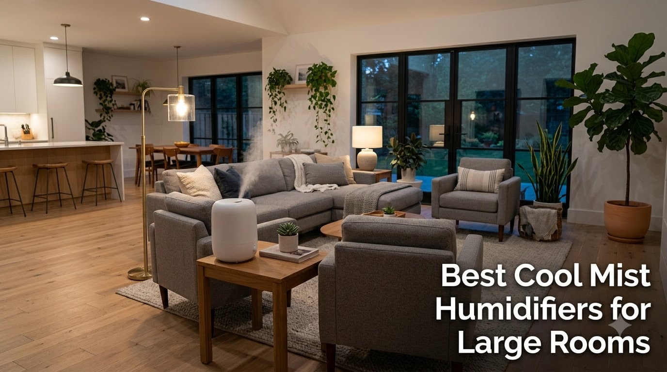 Best Cool Mist Humidifiers for Large Rooms