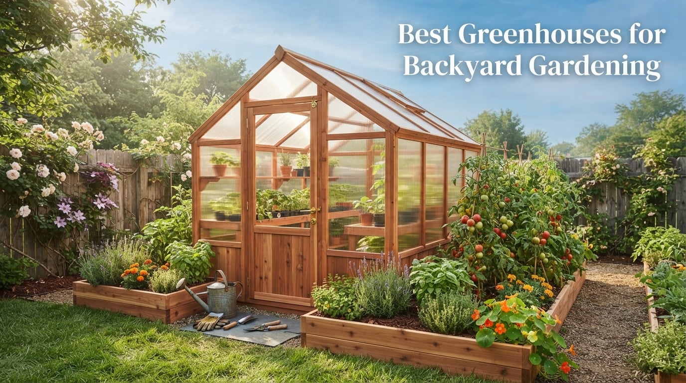 Best Greenhouses for Backyard Gardening