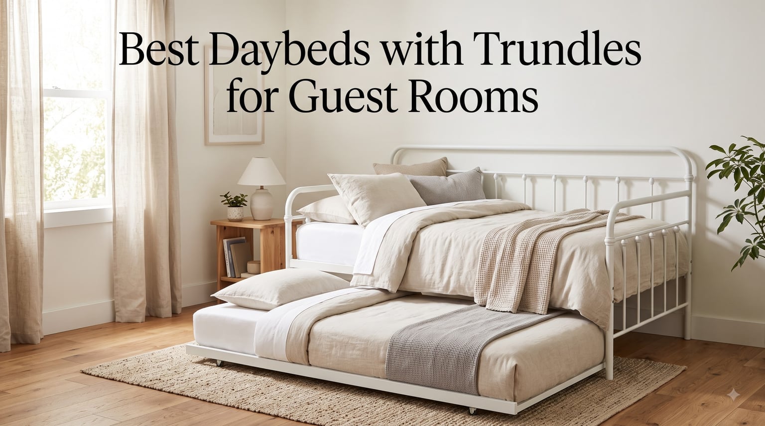Best Daybeds with Trundles for Guest Rooms