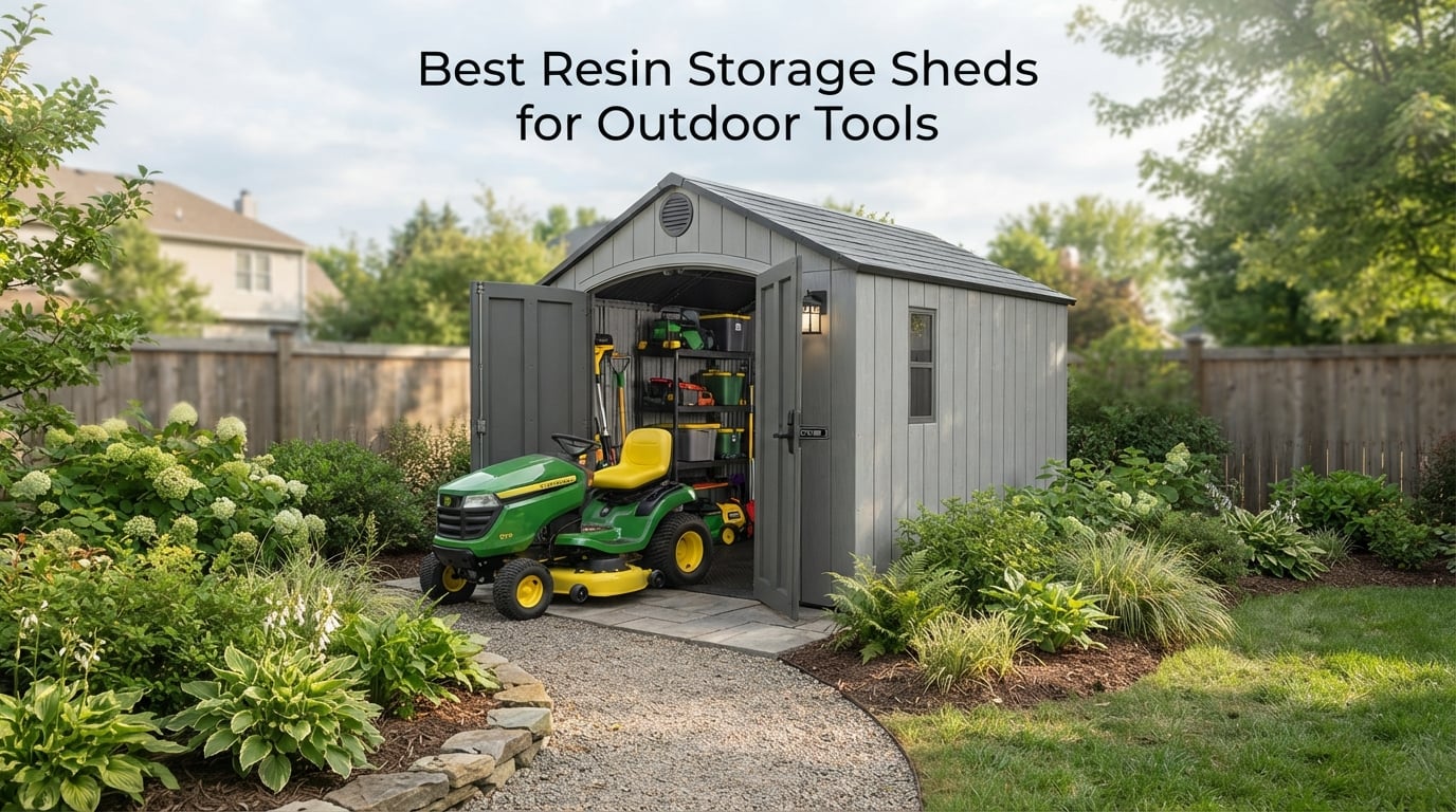 Best Resin Storage Sheds for Outdoor Tools