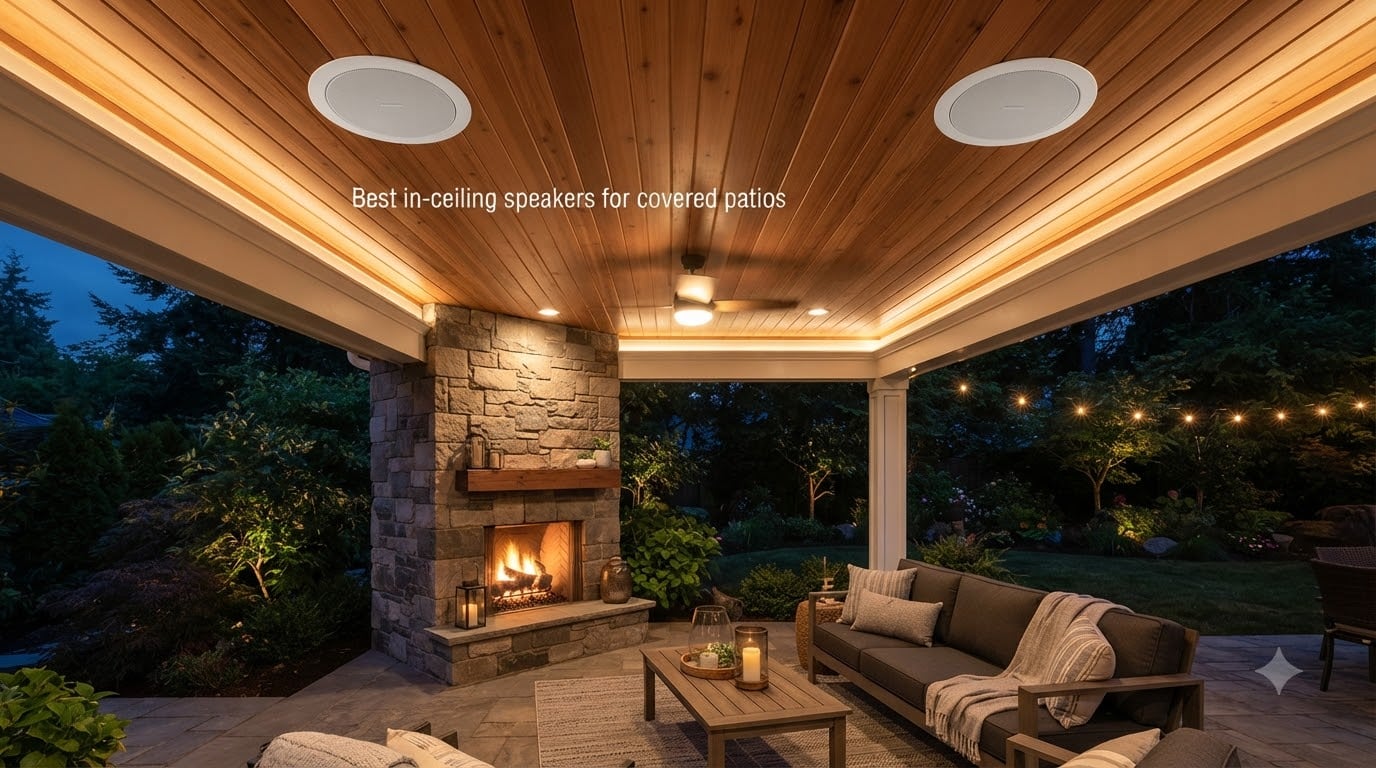 Best in-ceiling speakers for covered patios