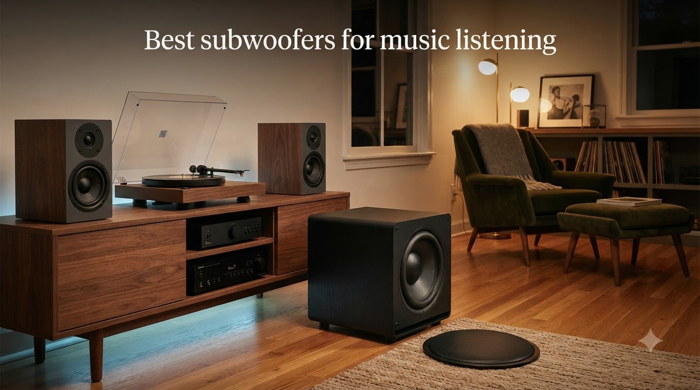 Best subwoofers for music listening