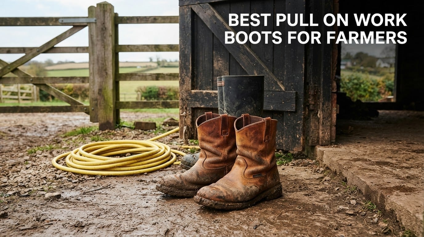 best pull on work boots for farmers