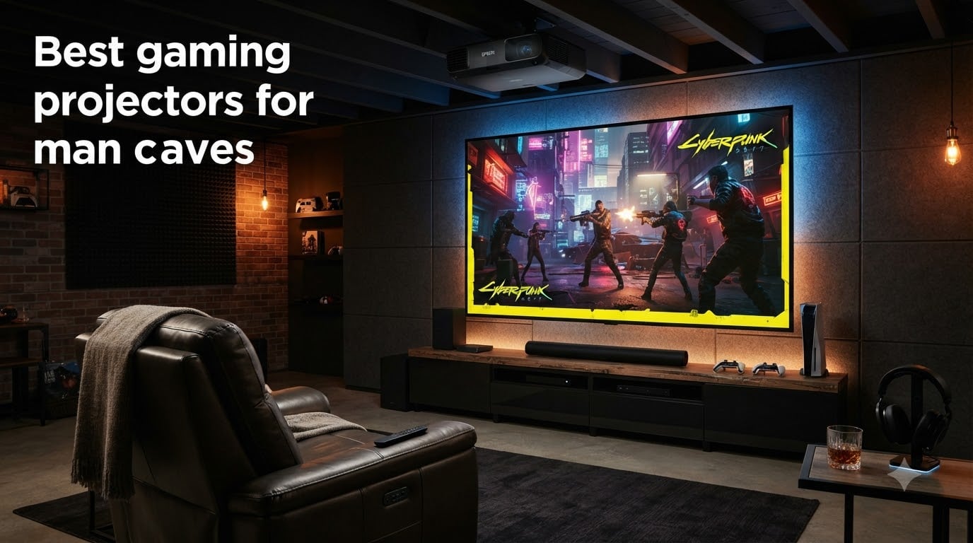 Best gaming projectors for man caves