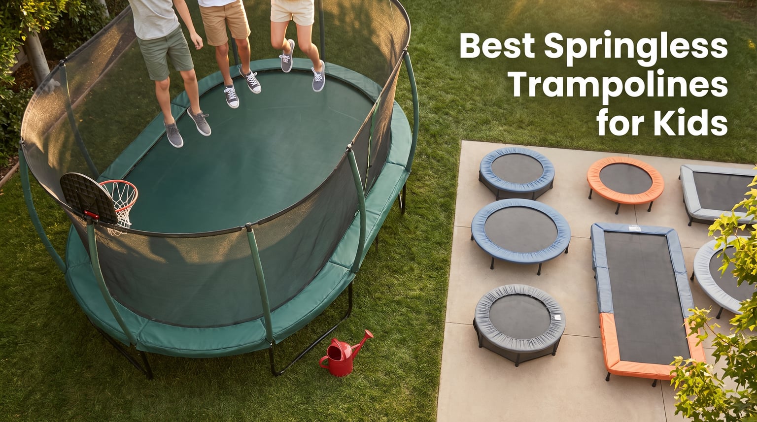 Best Springless Trampolines for Kids