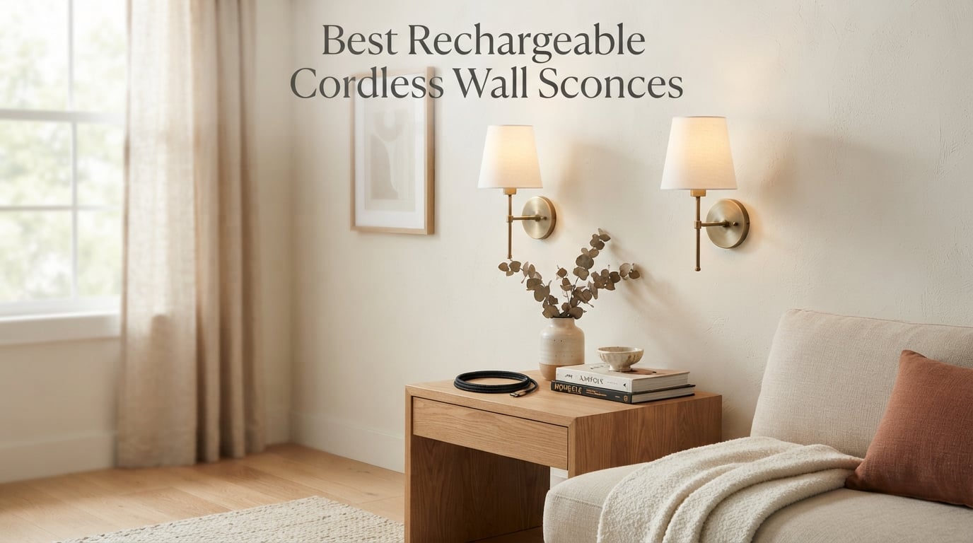Best Rechargeable Cordless Wall Sconces