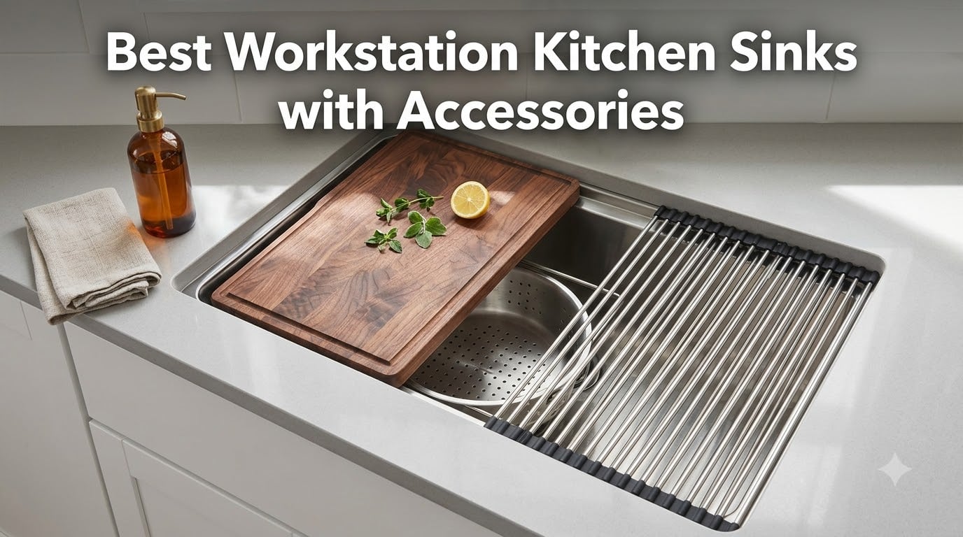 Best Workstation Kitchen Sinks with Accessories