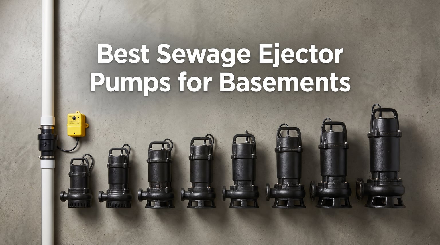 Best Sewage Ejector Pumps for Basements
