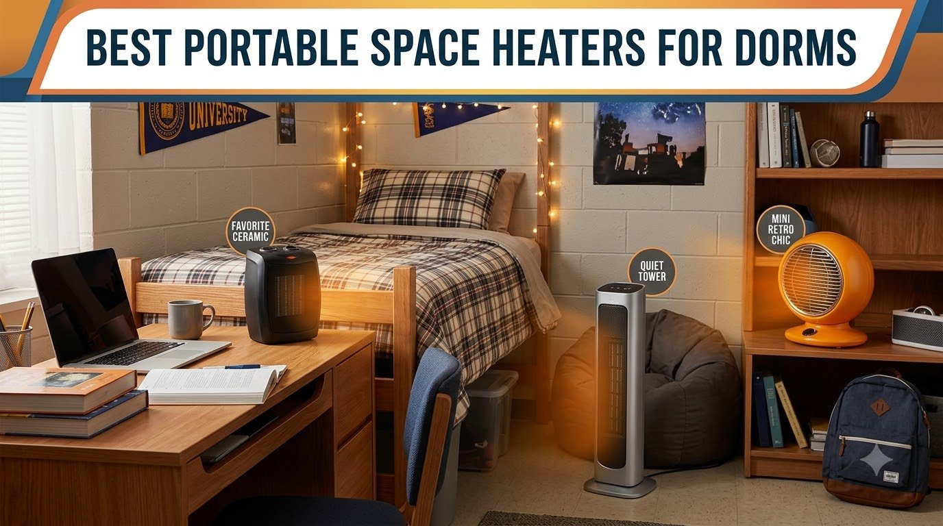 Best Portable Space Heaters for Dorms