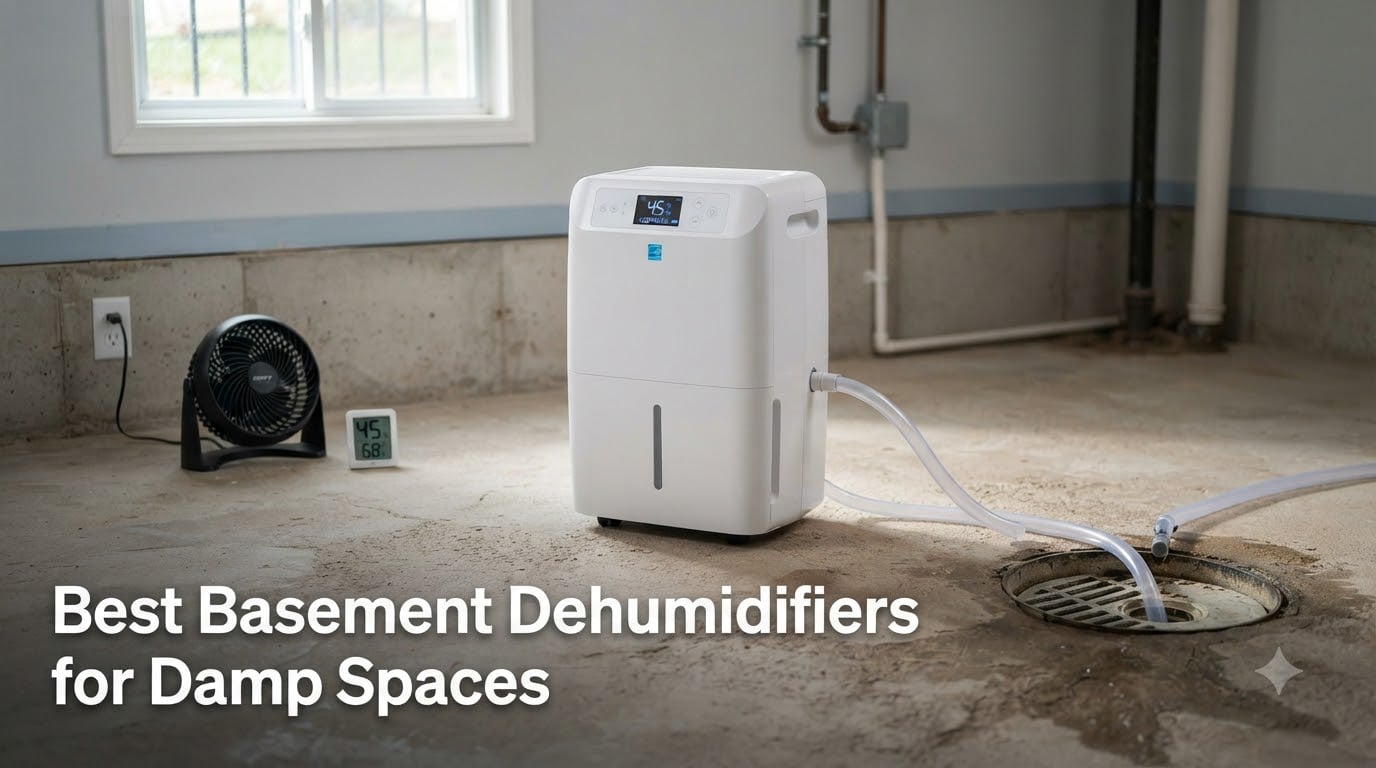 Best Basement Dehumidifiers for Damp Spaces