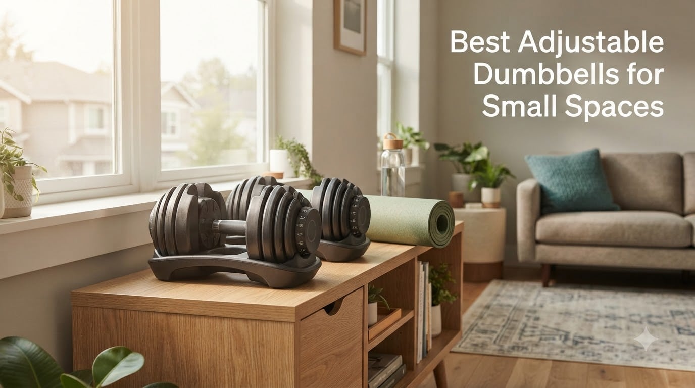 Best Adjustable Dumbbells for Small Spaces