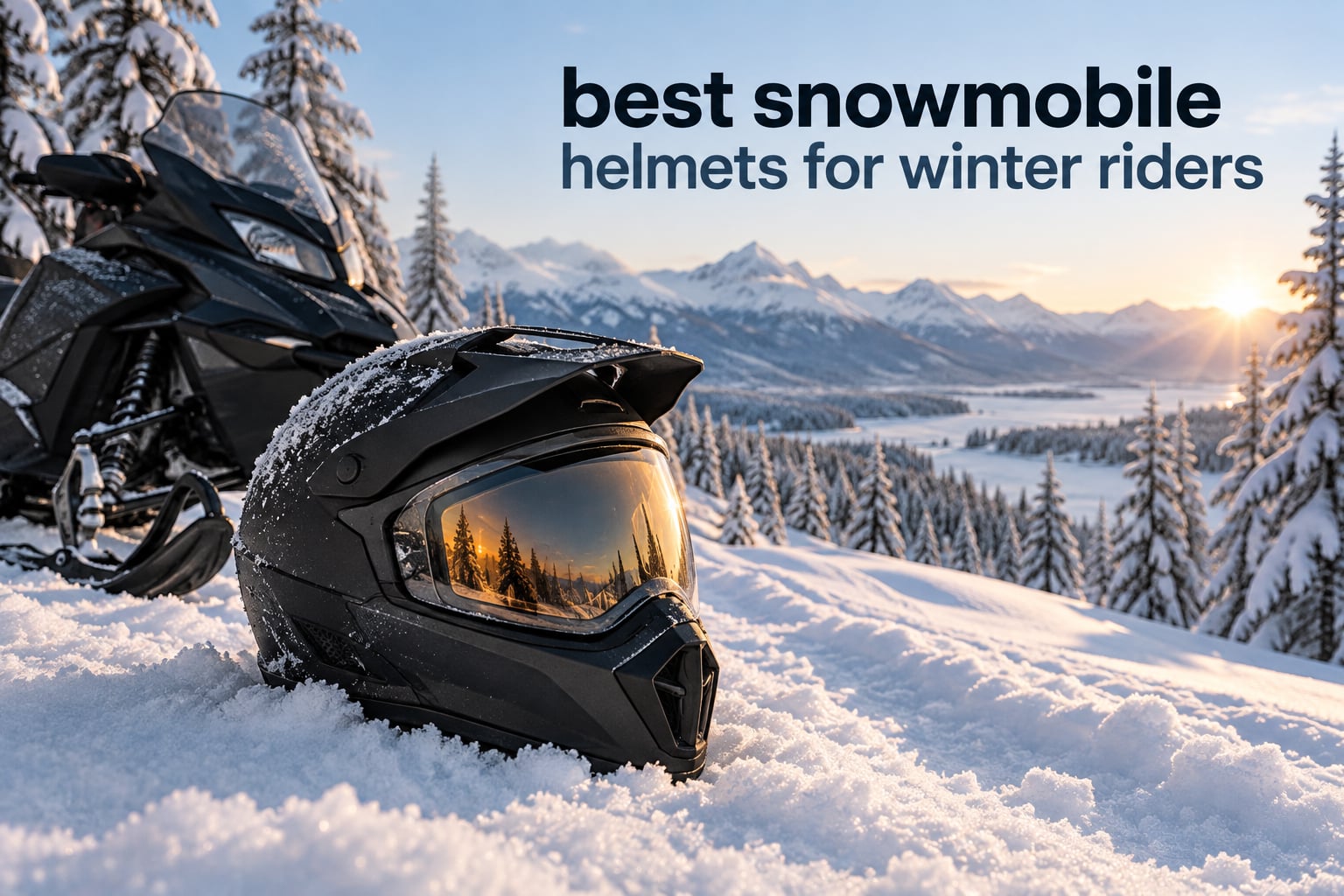 best snowmobile helmets for winter riders