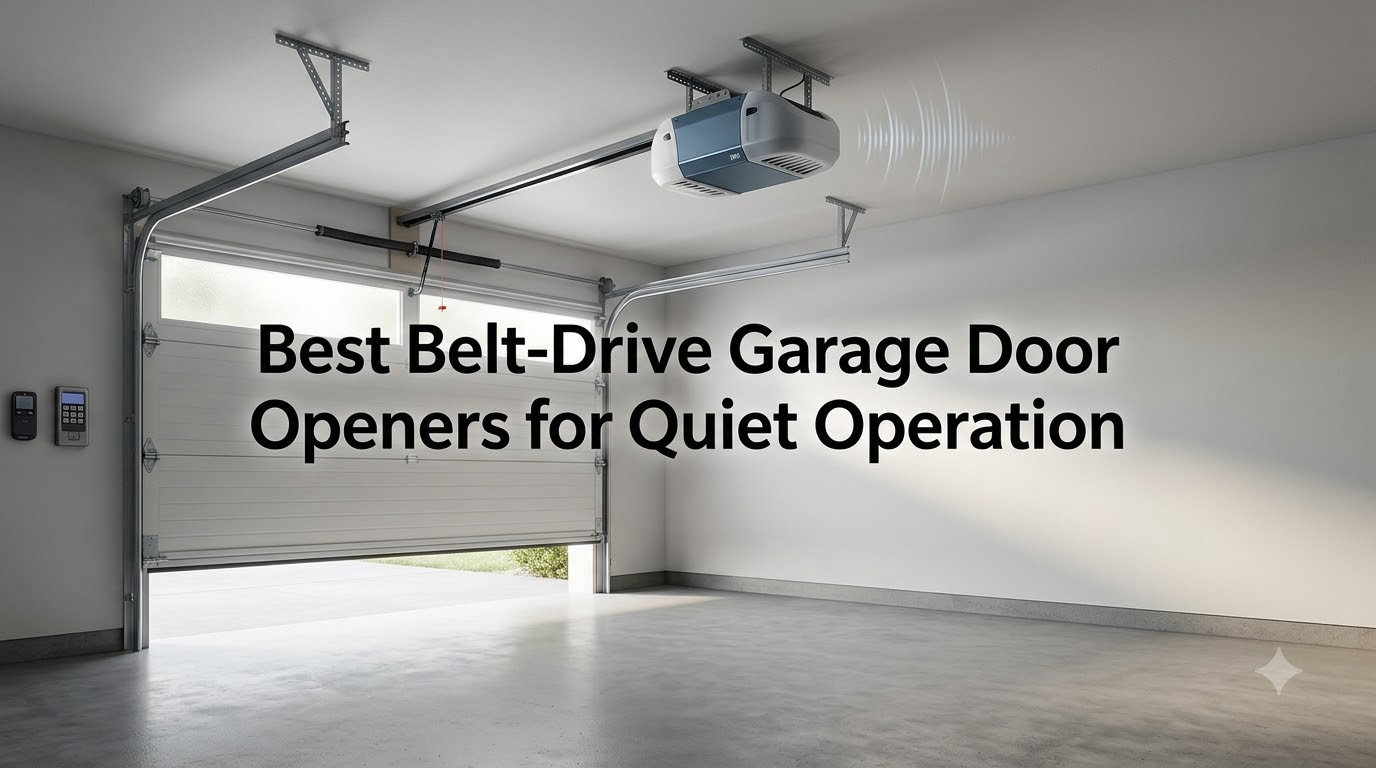 Best Belt-Drive Garage Door Openers for Quiet Operation