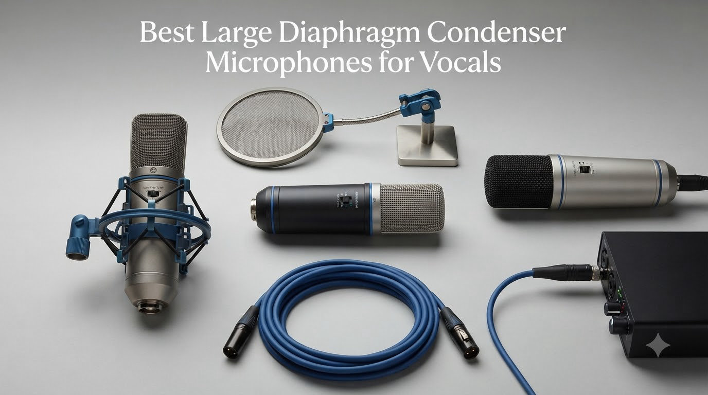 Best Large Diaphragm Condenser Microphones for Vocals