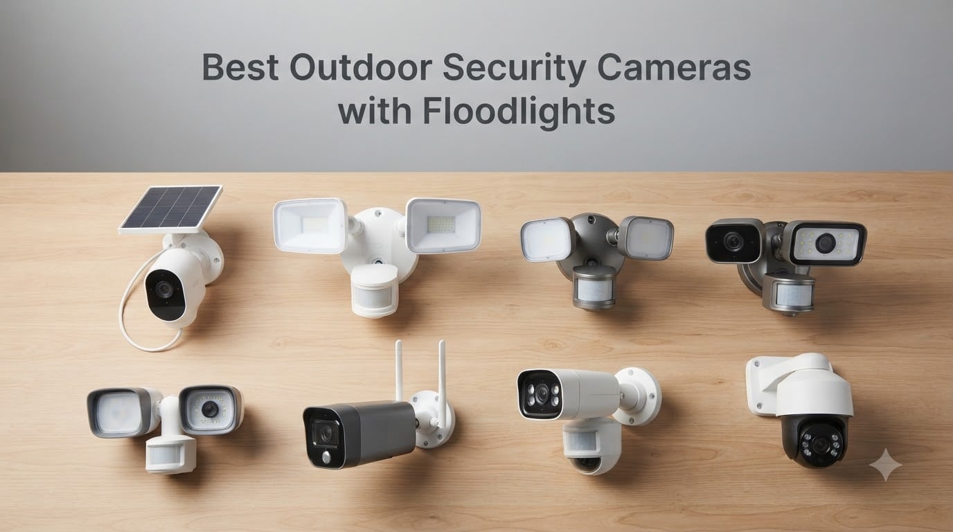 Best Outdoor Security Cameras with Floodlights